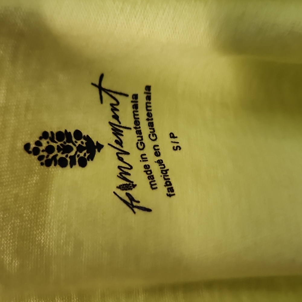 FP Movement by Free People Neon Yellow Crop Tee - Picture 3 of 4